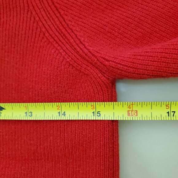 Tuckernuck Hyacinth House Red and Pink Colorblock Remi Turtleneck Size Small - Picture 7 of 13